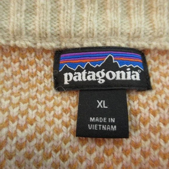 Patagonia Sweater Womens Extra Large Recycled Wool Blend Pullover Outdoors - Picture 2 of 8